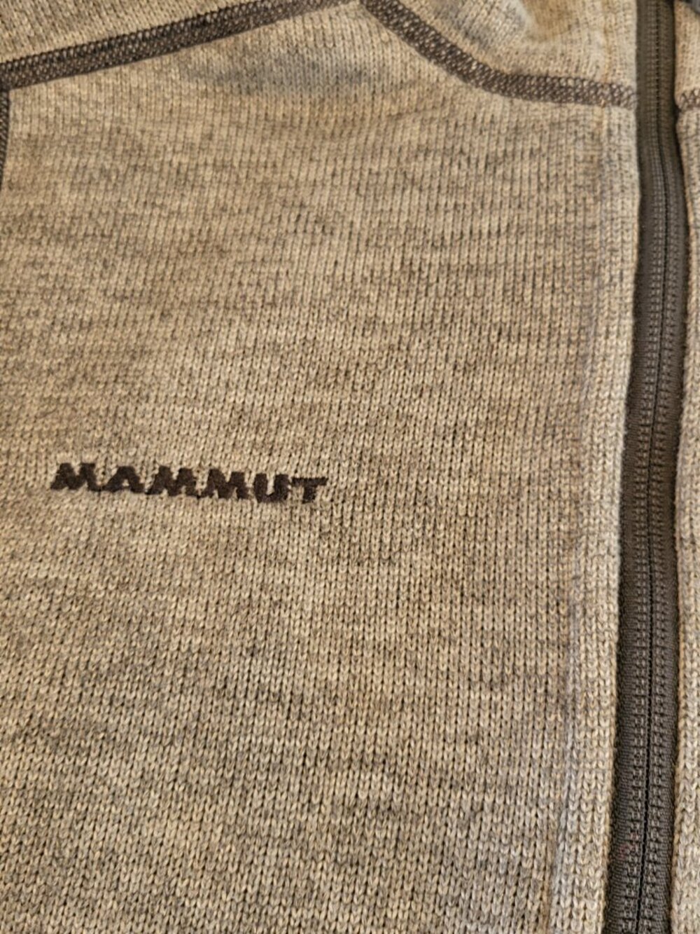 Mammut Men's Gray Quarter Zip Fleece Pullover Size M - Picture 3 of 11